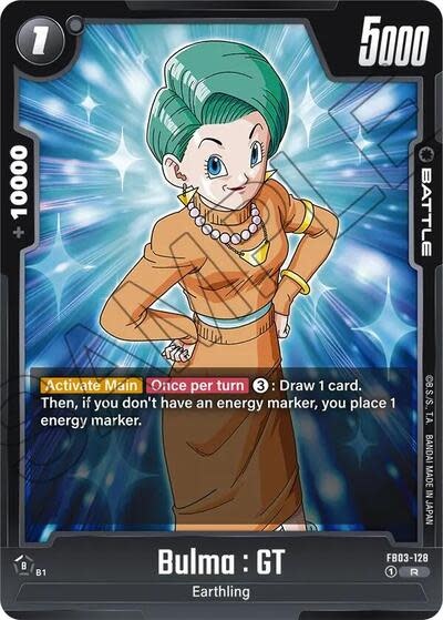 Bulma : GT - FB03-128 (Holofoil, Rare)