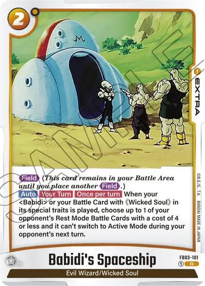 Babidi's Spaceship - FB03-101 (Holofoil, Rare)