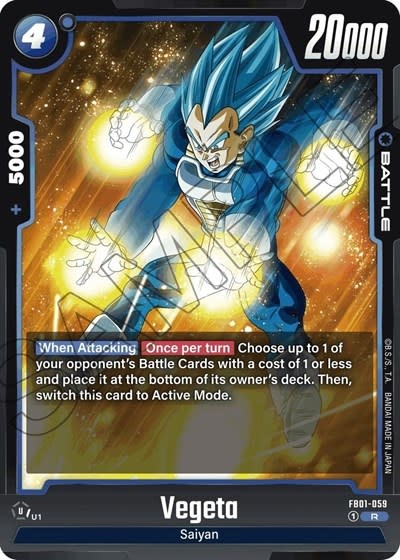 Vegeta - FB01-059 (Holofoil, Rare)