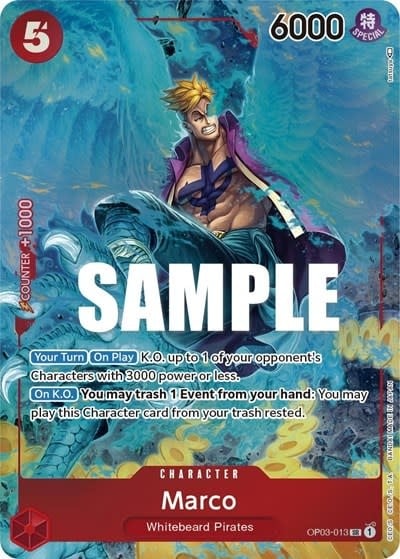 Marco (Alternate Art) - OP03-013 (Foil, SR)