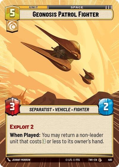 Geonosis Patrol Fighter (Hyperspace) - 480 (Normal, Common)