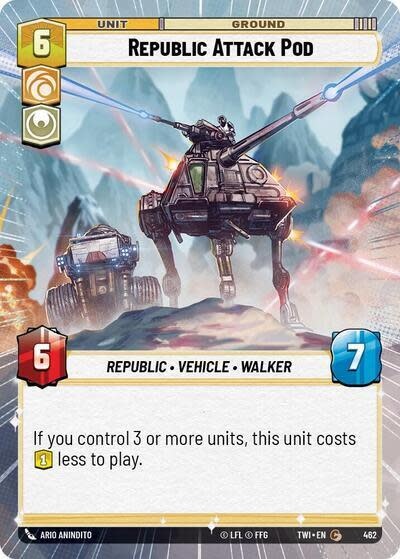 Republic Attack Pod (Hyperspace) - 462 (Normal, Common)