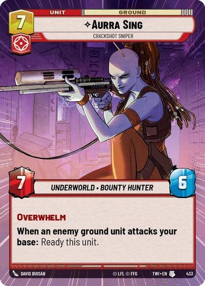 Aurra Sing - Crackshot Sniper (Hyperspace) - 433 (Normal, Uncommon)
