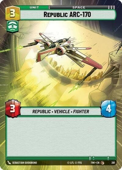 Republic ARC-170 (Hyperspace) - 381 (Normal, Common)