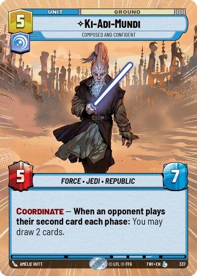 Ki-Adi-Mundi - Composed and Confident (Hyperspace) - 337 (Normal, Legendary)
