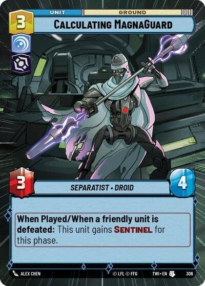 Calculating MagnaGuard (Hyperspace) - 306 (Foil, Uncommon)