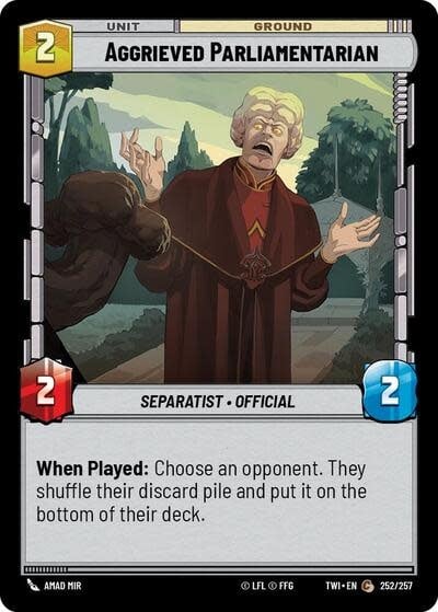 Aggrieved Parliamentarian - 252/257 (Normal, Common)
