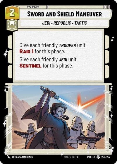Sword and Shield Maneuver - 250/257 (Normal, Uncommon)