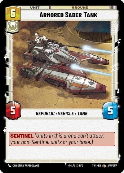 Armored Saber Tank - 245/257 (Normal, Common)
