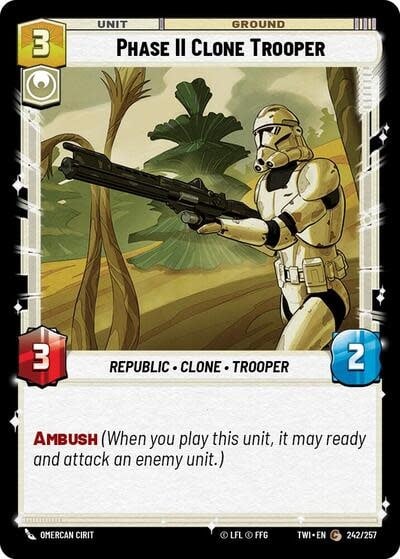 Phase II Clone Trooper - 242/257 (Normal, Common)