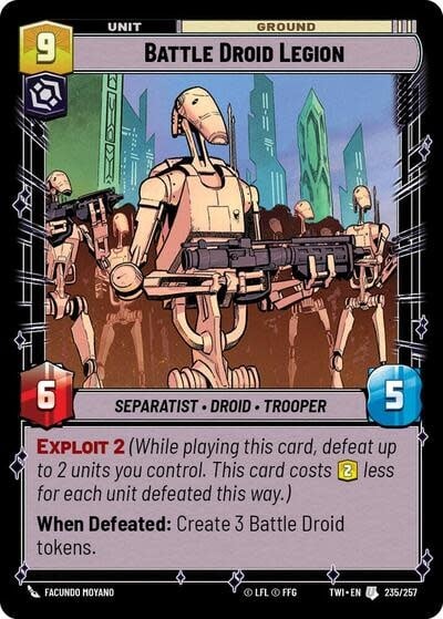 Battle Droid Legion - 235/257 (Normal, Uncommon)