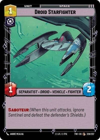 Droid Starfighter - 228/257 (Foil, Common)