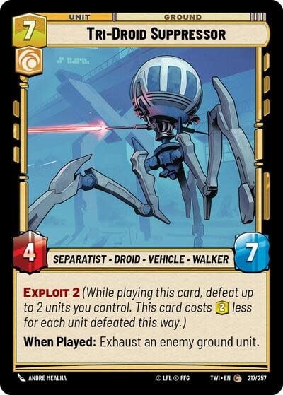 Tri-Droid Suppressor - 217/257 (Normal, Common)