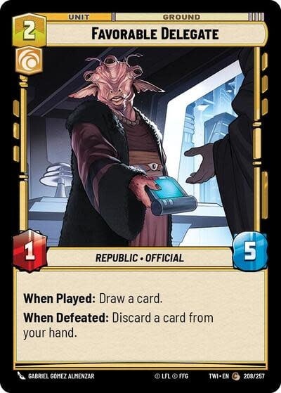Favorable Delegate - 208/257 (Normal, Common)