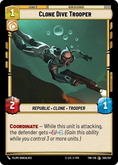 Clone Dive Trooper - 205/257 (Normal, Common)