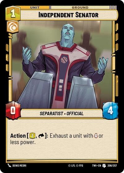 Independent Senator - 206/257 (Normal, Uncommon)