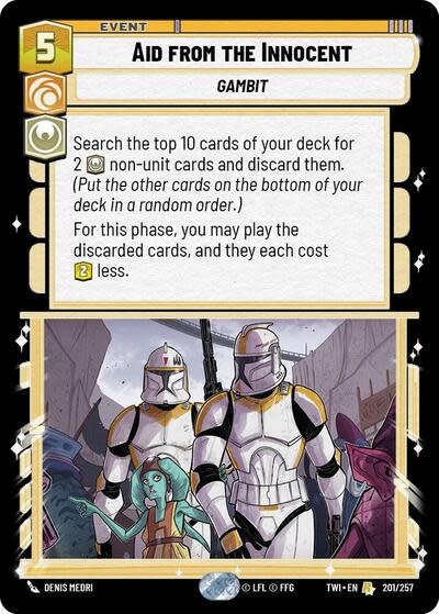 Aid from the Innocent - 201/257 (Foil, Rare)