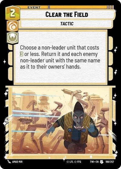 Clear the Field - 199/257 (Normal, Uncommon)