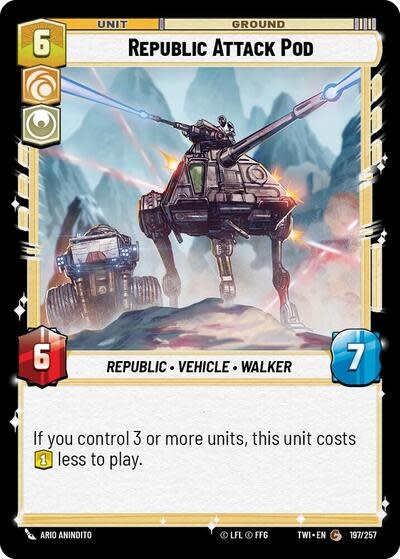 Republic Attack Pod - 197/257 (Normal, Common)