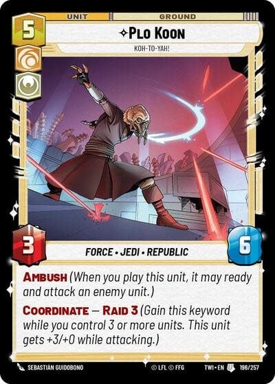 Plo Koon - Koh-to-yah! - 196/257 (Normal, Uncommon)
