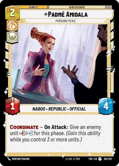 Padmé Amidala - Pursuing Peace - 192/257 (Normal, Uncommon)