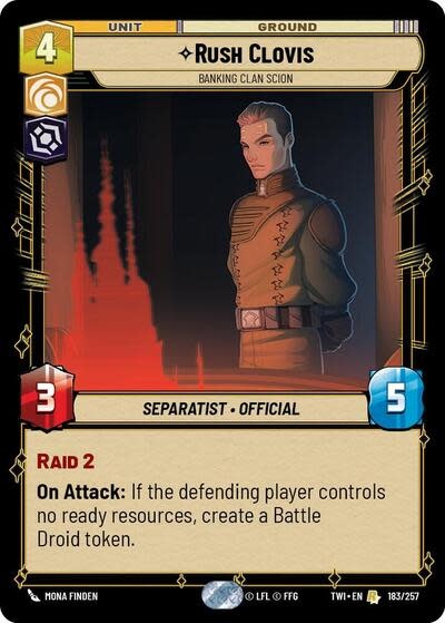 Rush Clovis - Banking Clan Scion - 183/257 (Normal, Rare)
