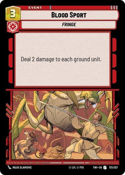 Blood Sport - 173/257 (Normal, Uncommon)