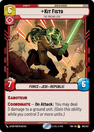 Kit Fisto - The Smiling Jedi - 165/257 (Normal, Rare)