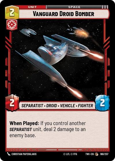 Vanguard Droid Bomber - 160/257 (Normal, Common)