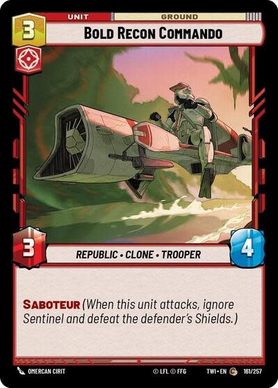 Bold Recon Commando - 161/257 (Normal, Common)