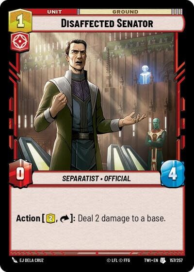 Disaffected Senator - 157/257 (Normal, Uncommon)