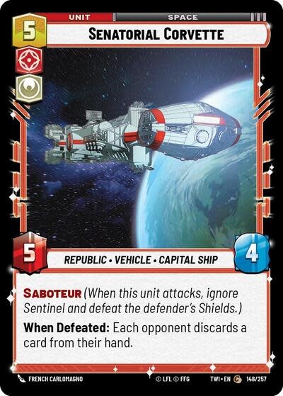 Senatorial Corvette - 148/257 (Normal, Common)