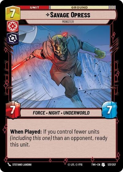Savage Opress - Monster - 137/257 (Normal, Uncommon)