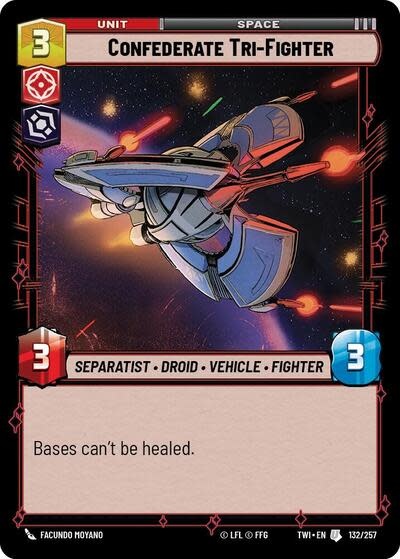 Confederate Tri-Fighter - 132/257 (Normal, Uncommon)
