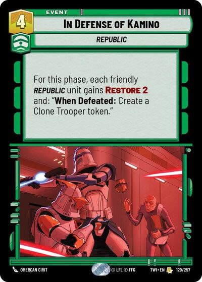 In Defense of Kamino - 129/257 (Normal, Rare)