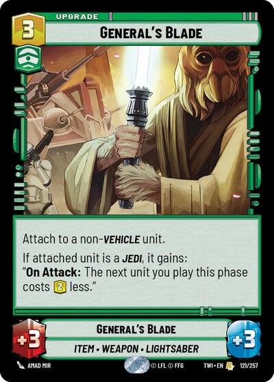 General's Blade - 121/257 (Normal, Rare)