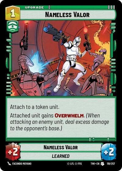 Nameless Valor - 119/257 (Normal, Uncommon)