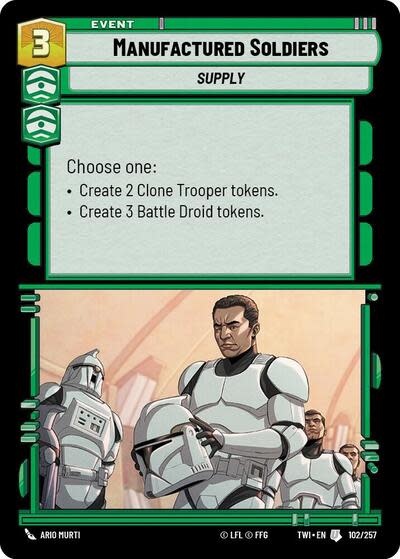 Manufactured Soldiers - 102/257 (Normal, Uncommon)