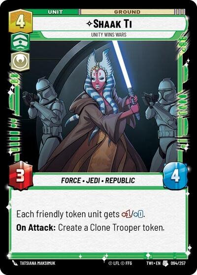 Shaak Ti - Unity Wins Wars - 094/257 (Normal, Uncommon)
