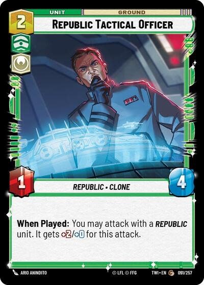 Republic Tactical Officer - 091/257 (Normal, Common)