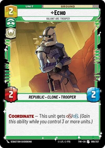 Echo - Valiant Arc Trooper - 090/257 (Normal, Uncommon)