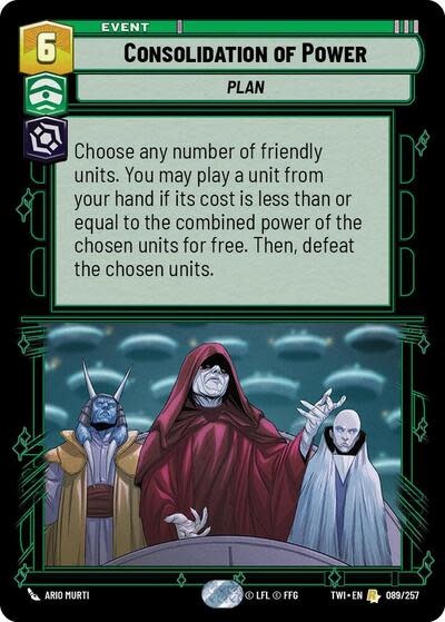 Consolidation of Power - 089/257 (Normal, Rare)