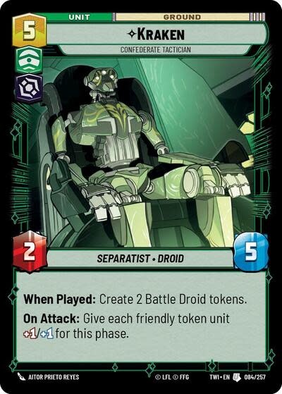 Kraken - Confederate Tactician - 084/257 (Normal, Uncommon)