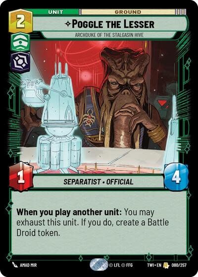 Poggle the Lesser - Archduke of the Stalgasin Hive - 080/257 (Normal, Rare)