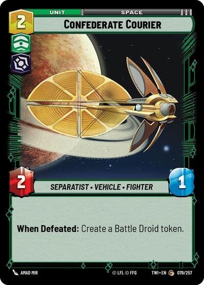 Confederate Courier - 079/257 (Normal, Common)