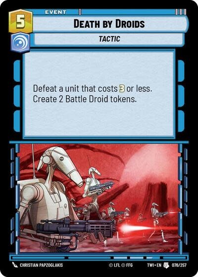 Death by Droids - 076/257 (Normal, Uncommon)