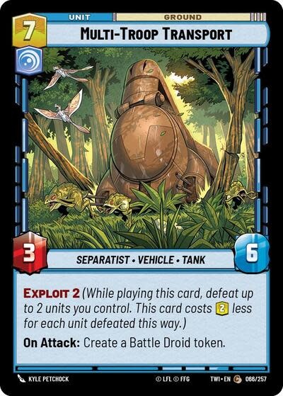 Multi-Troop Transport - 066/257 (Foil, Common)