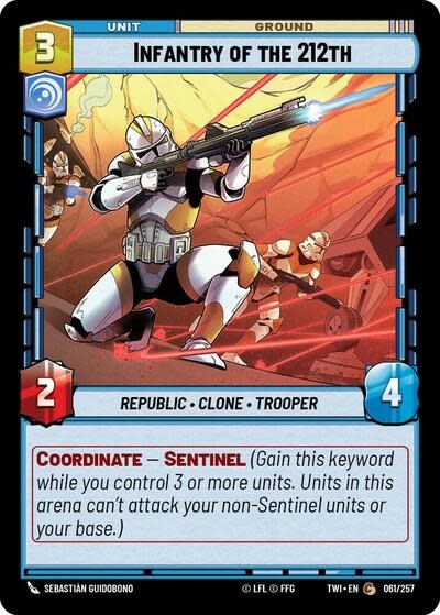 Infantry of the 212th - 061/257 (Foil, Common)