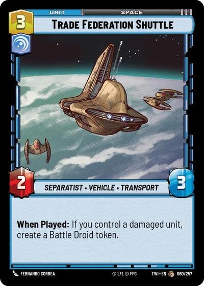 Trade Federation Shuttle - 060/257 (Normal, Common)