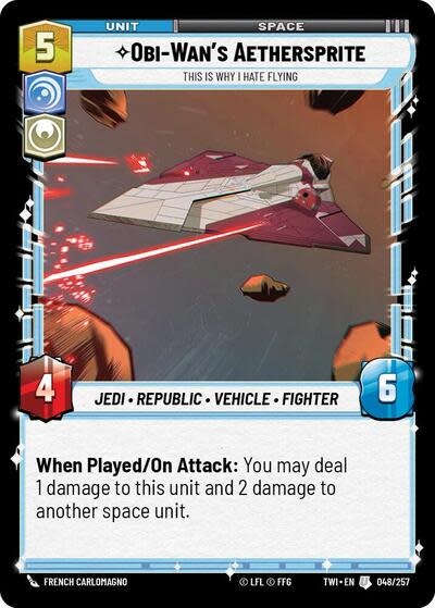 Obi-Wan’s Aethersprite - This is Why I Hate Flying - 048/257 (Normal, Uncommon)